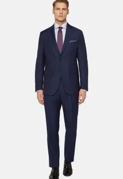Abito Navy Blu Resca In Pura Lana