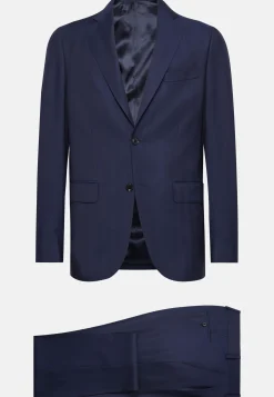 Abito Navy Blu Resca In Pura Lana