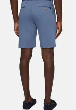 Bermuda In Cotone Tencel Elasticizzato