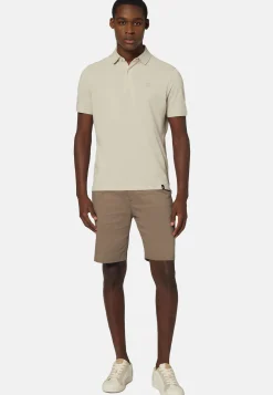 Bermuda In Cotone Tencel Elasticizzato