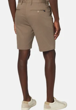 Bermuda In Cotone Tencel Elasticizzato