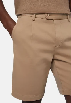 Bermuda In Cotone Tencel Elasticizzato