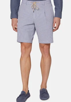 Bermuda Summer In Seersucker Elasticizzato