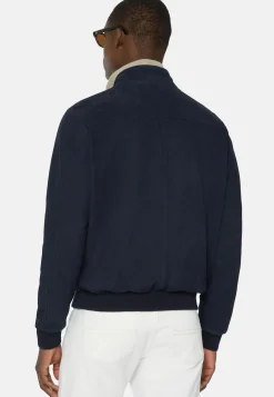 Bomber In Vera Pelle Scamosciata