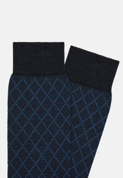 Calze Motivo Geometrico In Misto Cotone