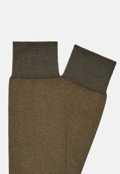 Calze Oxford In Cotone Organico