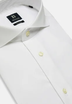 Camicia Azzurra In Pin Point Di Cotone Regular Fit