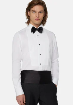 Camicia In Cotone Bianca Slim Fit