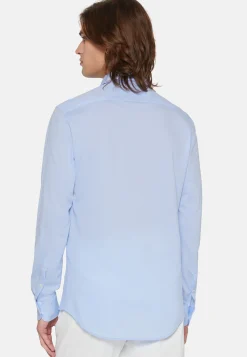 Camicia Nera In Cotone E COOLMAX® Slim Fit