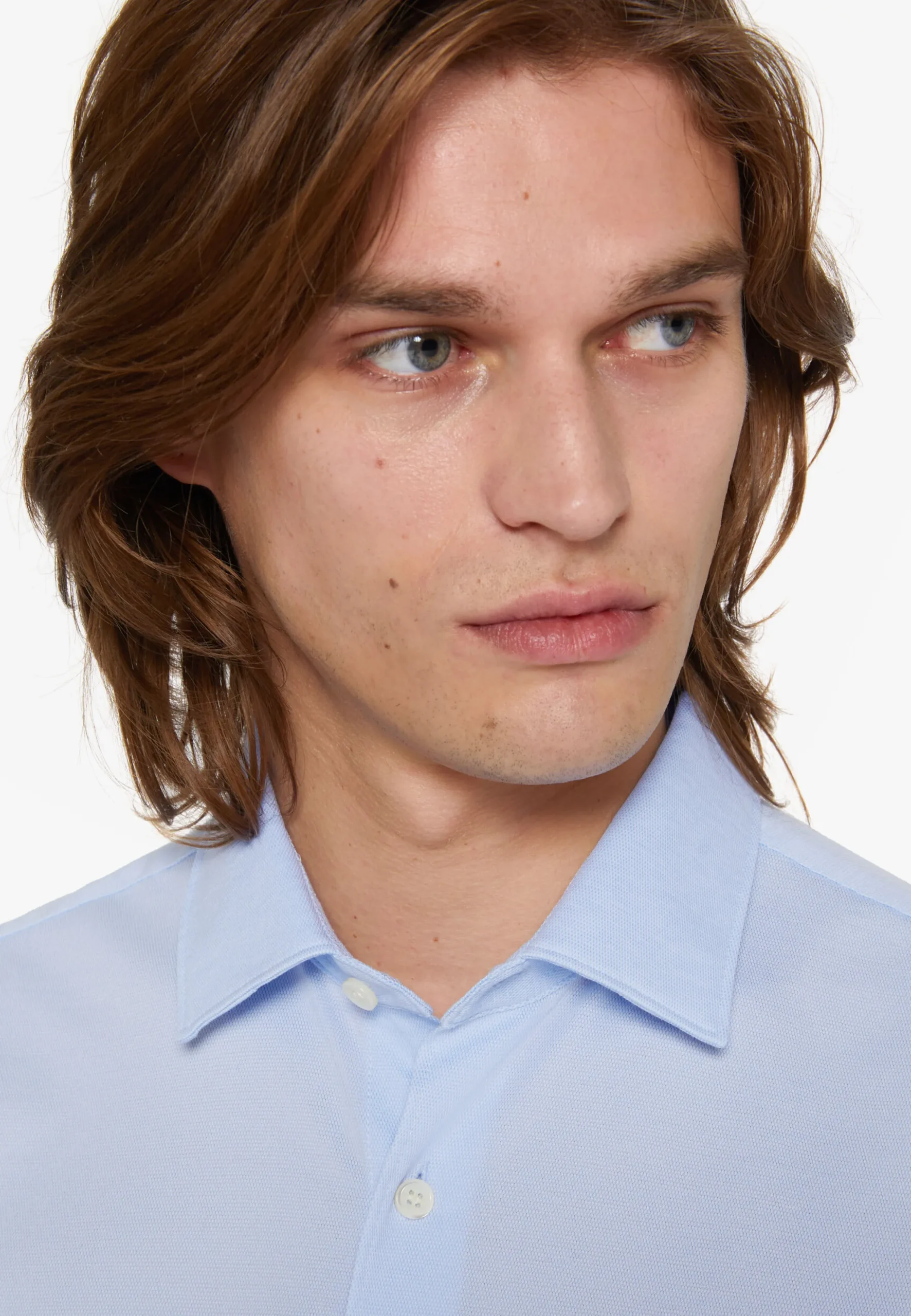 Camicia Nera In Cotone E COOLMAX® Slim Fit