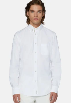 Camicia Rosa In Oxford Di Cotone Organico Reg