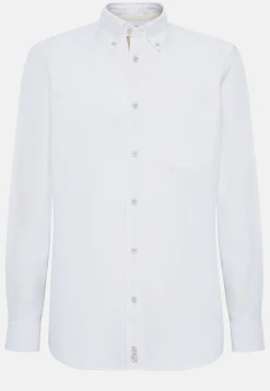 Camicia Rosa In Oxford Di Cotone Organico Reg