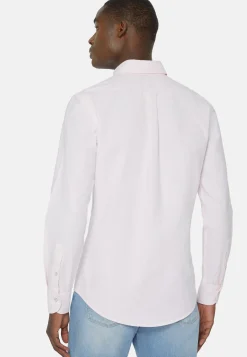 Camicia Rosa In Oxford Di Cotone Organico Reg