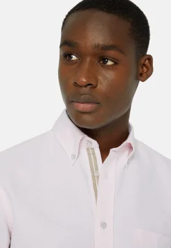 Camicia Rosa In Oxford Di Cotone Organico Reg