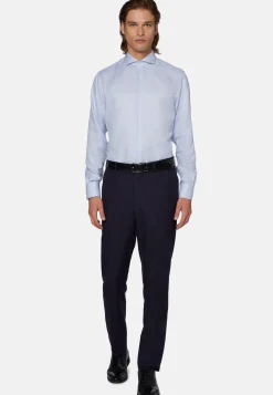 Camicia Royal In Cotone Dobby Slim Fit