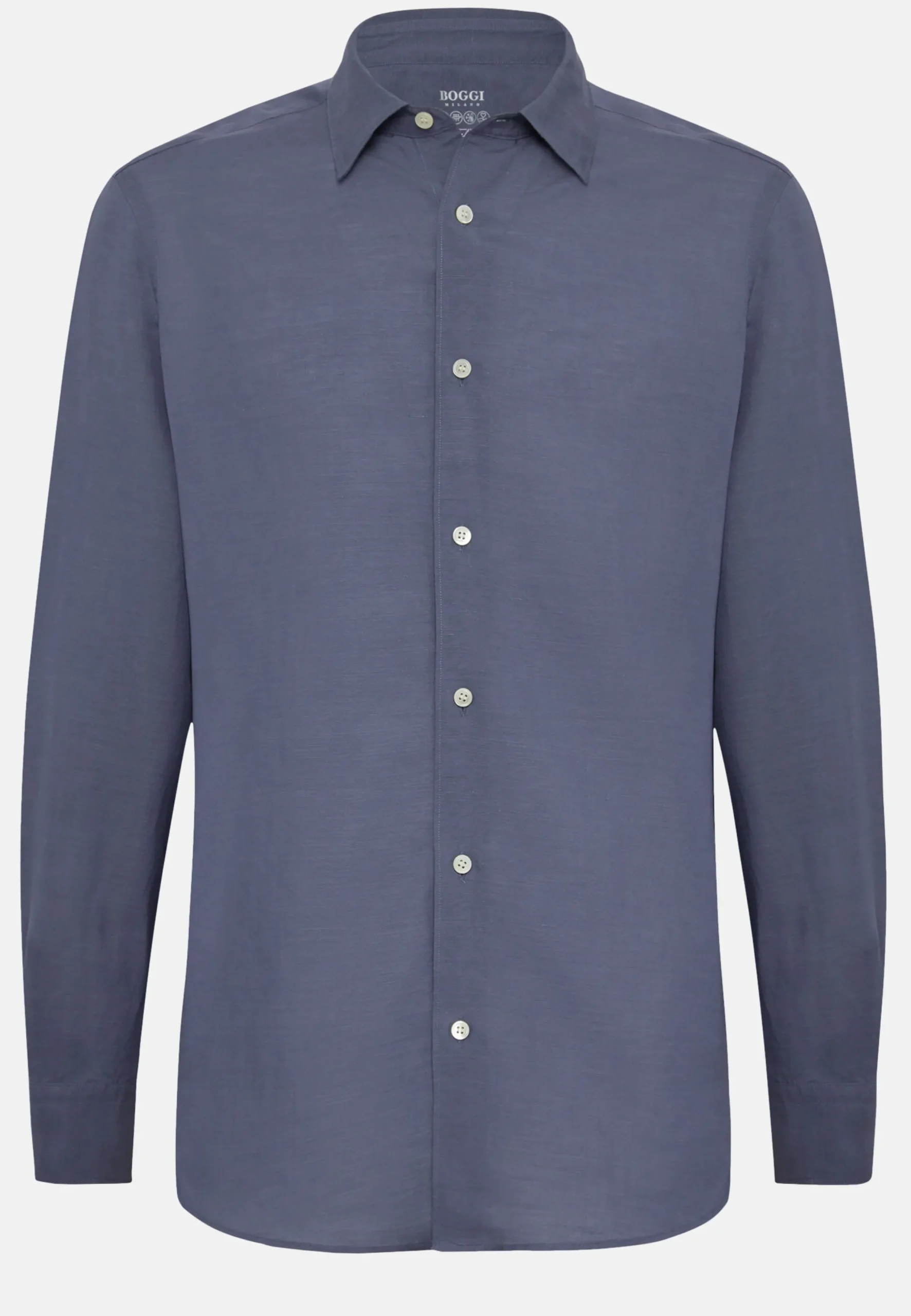Camicia Sabbia In Tencel Lino Regular Fit