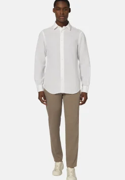 Camicia Sabbia In Tencel Lino Regular Fit