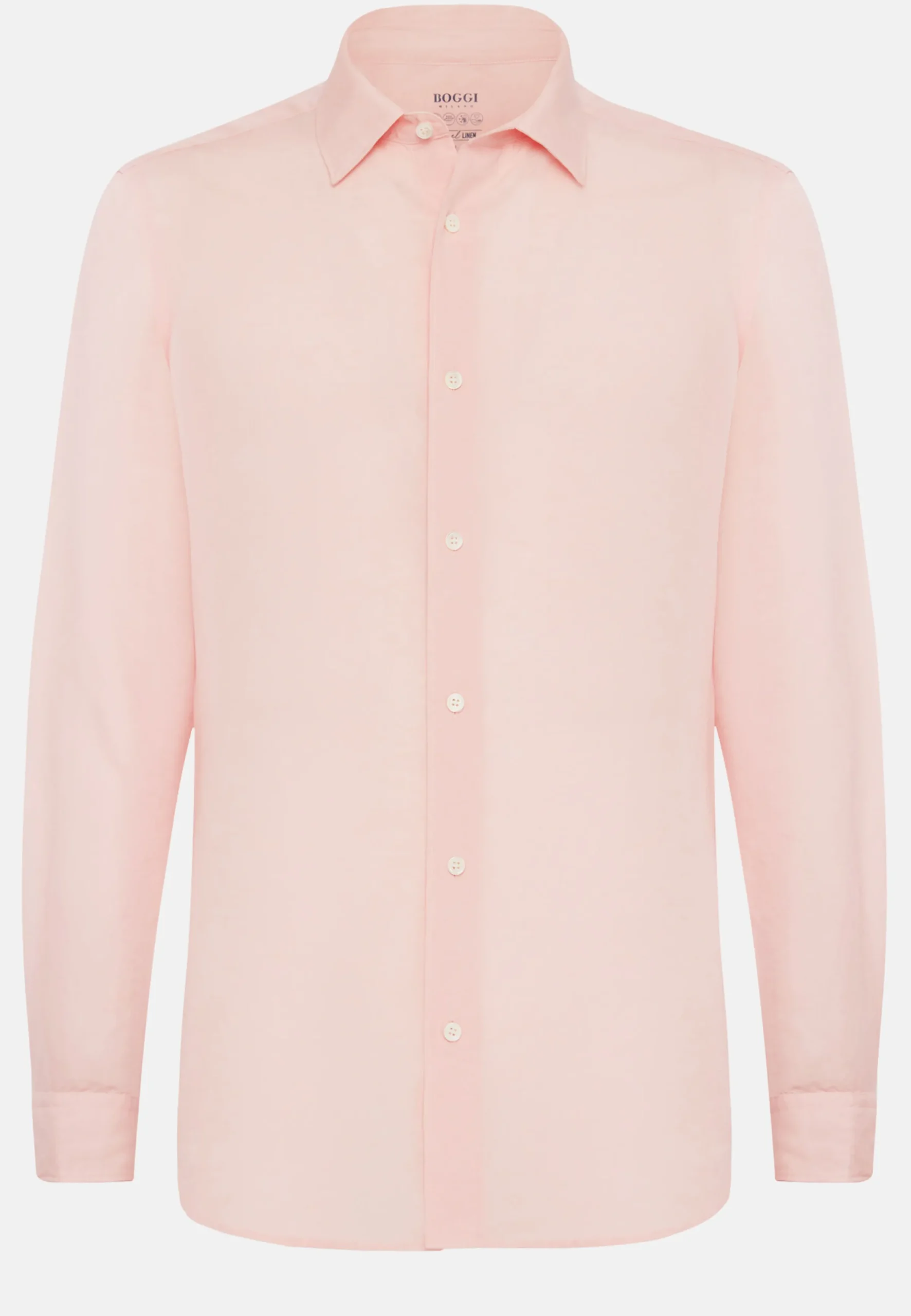 Camicia Sabbia In Tencel Lino Regular Fit