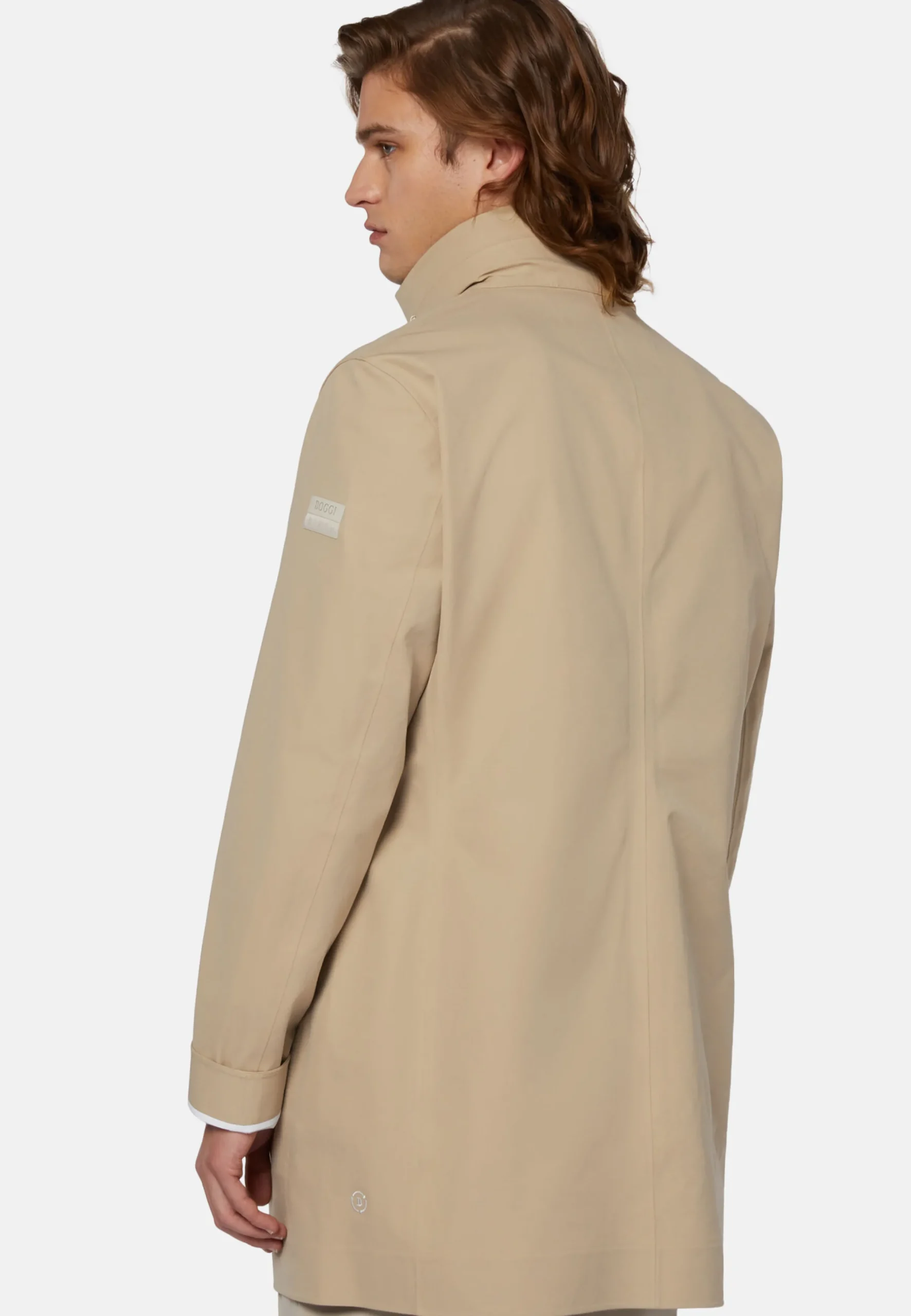 Car Coat In Tessuto Tecnico Riciclato B Tech