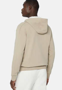 Felpa Full Zip In Misto Cotone Organico