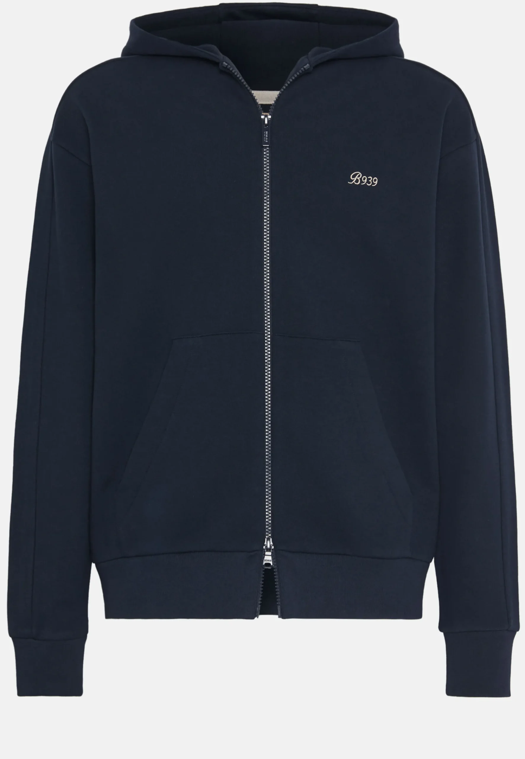 Felpa Full Zip In Misto Cotone Organico