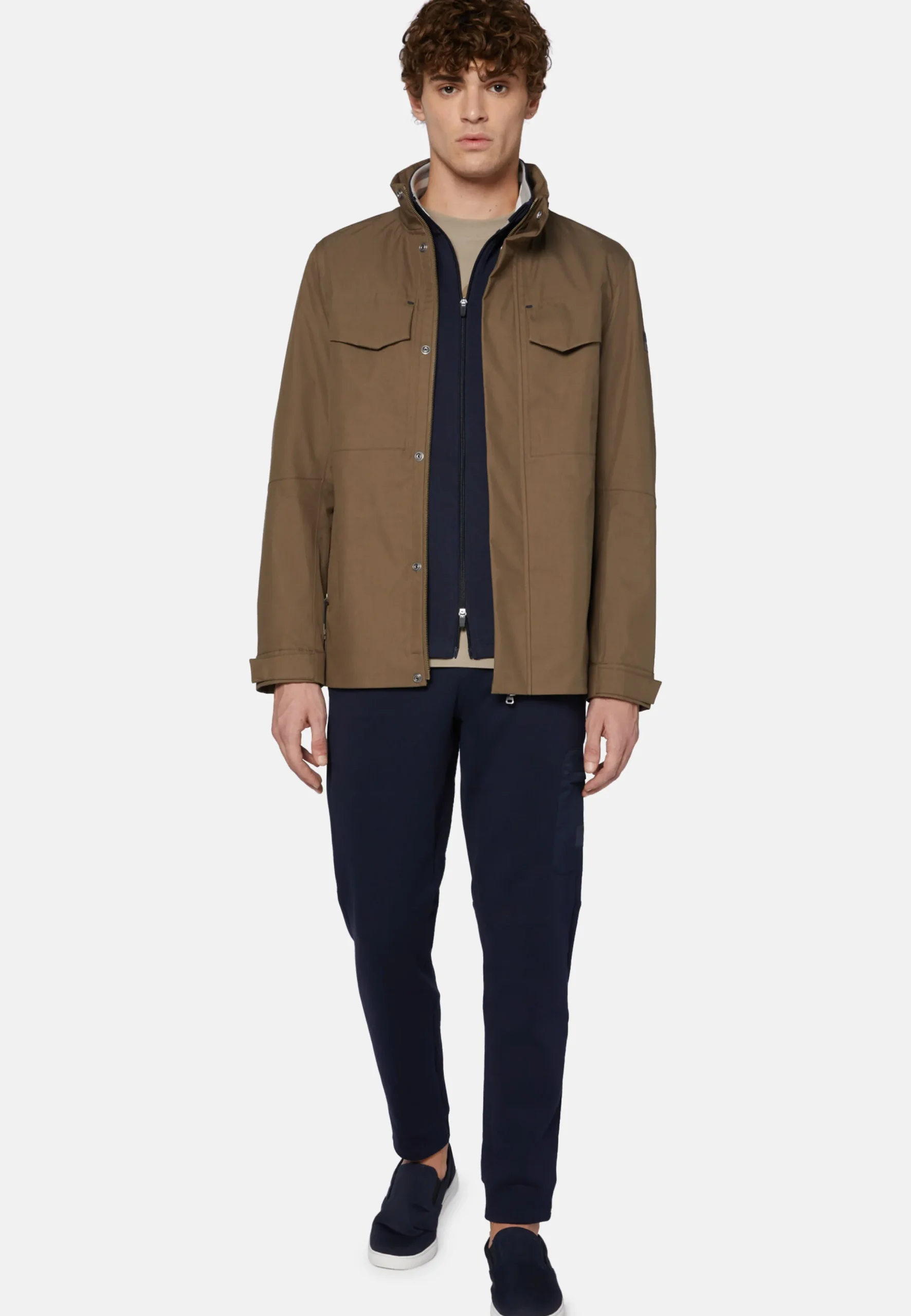 Fiel Jacket In Cotone Nylon