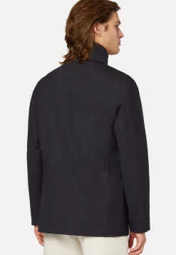 Field Jacket In Lana Tecnica