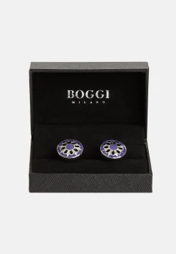 Gemelli Camicia Circolari Con Fiore