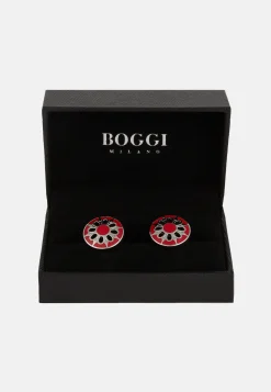 Gemelli Camicia Circolari Con Fiore