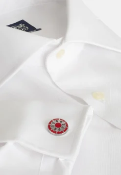 Gemelli Camicia Circolari Con Fiore