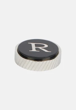 Gemelli Camicia Circolari Lettera R