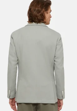 Giacca Azzurro In Cotone B Jersey