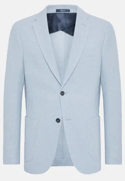 Giacca Azzurro In Cotone B Jersey