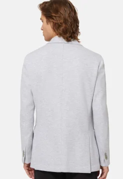 Giacca Azzurro In Cotone B Jersey