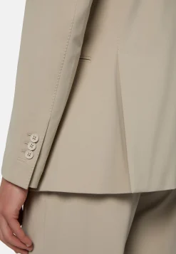 Giacca Beige In Nylon B Tech
