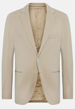 Giacca Beige In Nylon B Tech