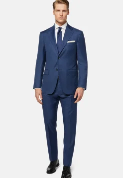 Giacca Blu Grisaglia In Lana