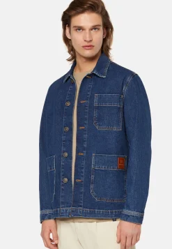 Giacca Camicia In Denim