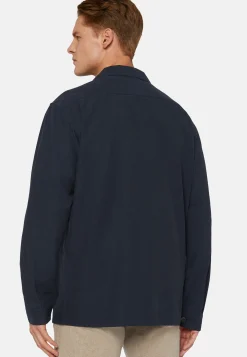 Giacca Camicia Link In Cotone Lyocell