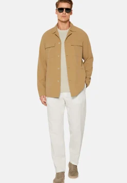 Giacca Camicia Link In Cotone Lyocell