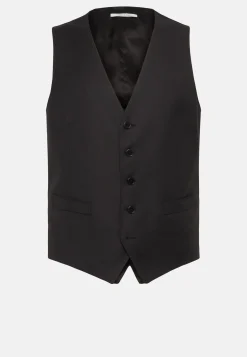 Gilet Navy In Sallia Di Lana