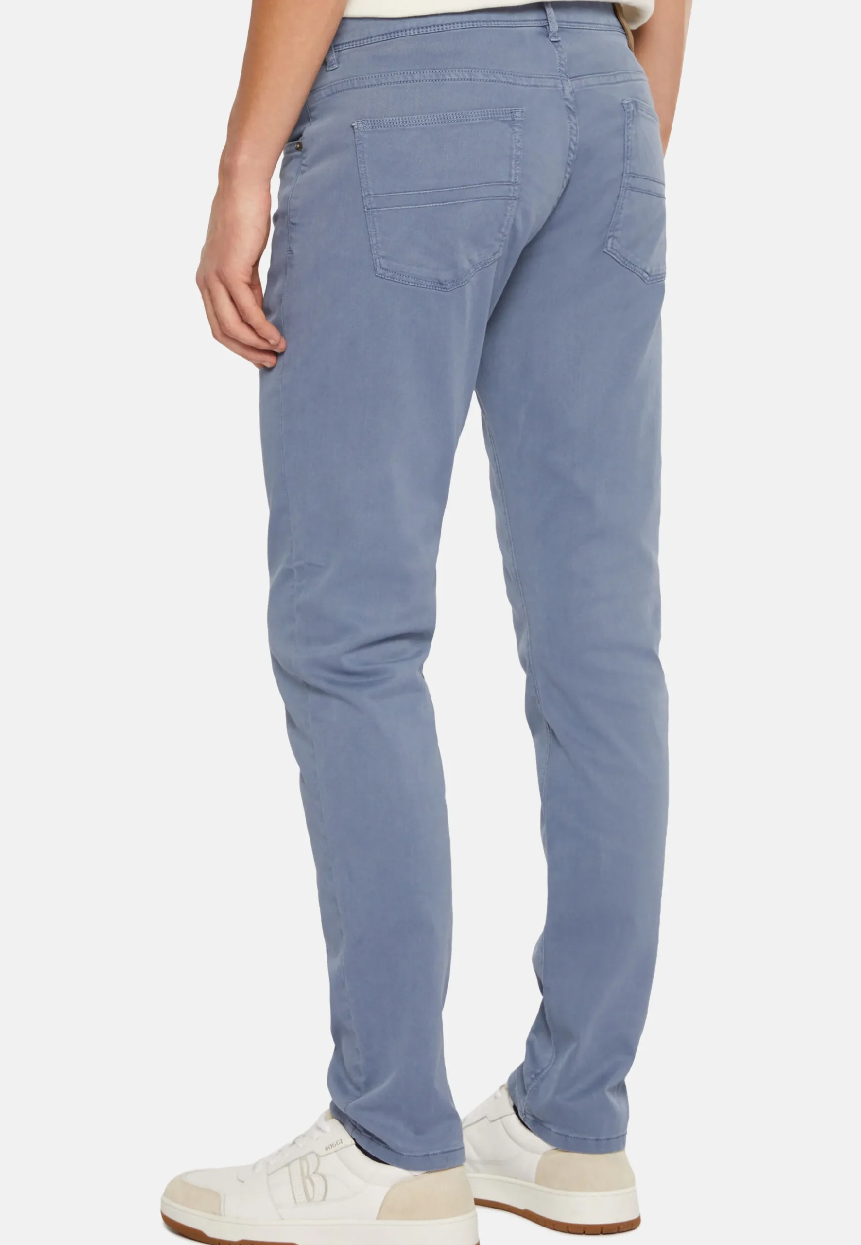 Jeans In Cotone Tencel Elasticizzato