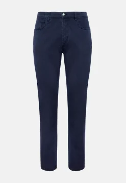 Jeans In Cotone Tencel Elasticizzato
