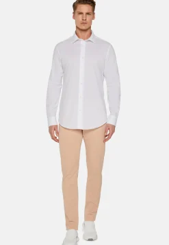 Jeans In Cotone Tencel Elasticizzato