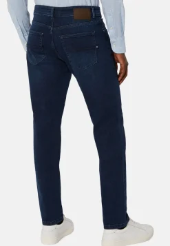 Jeans In Denim Elasticizzato Blu Chiaro