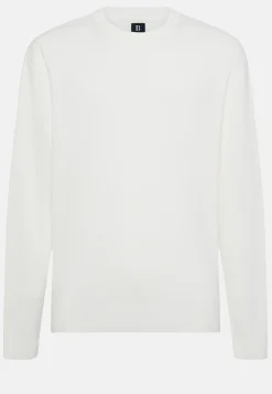 Maglia Girocollo Tortora In Cotone