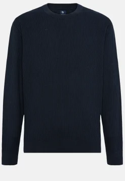 Maglia Girocollo Tortora In Cotone