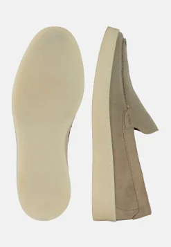 Mocassini In Pelle Scamosciata