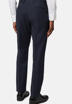 Pantalone Micro Fantasia Lana Elasticizzata