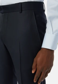 Pantaloni Antracite In Lana Super 130 Regular Fit